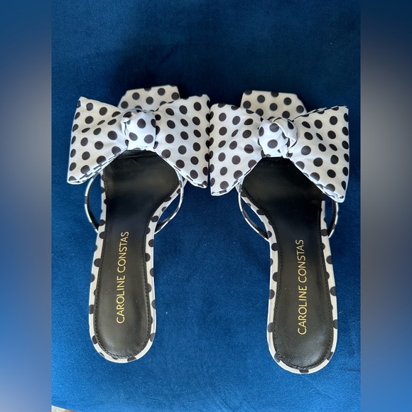 Caroline Constas Polka Dot Sandals, size 37.5 - Picture 6 of 6